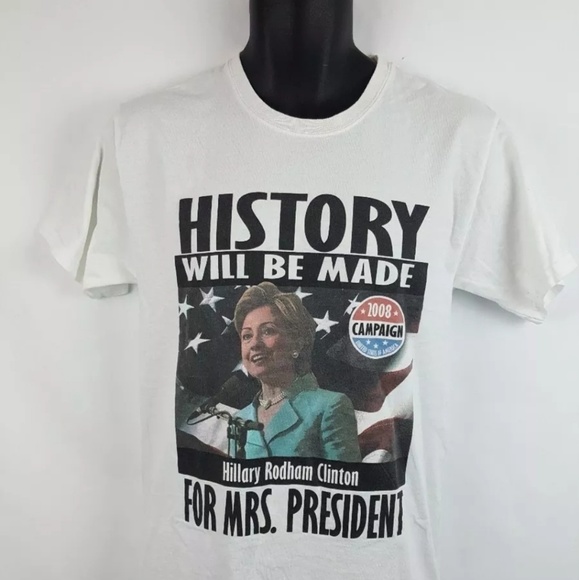 Hillary Clinton Campaign 2008 Mrs President Shirt - Picture 1 of 4